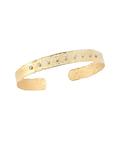 I. REISS I. REISS 14K 0.14 CT. TW. DIAMOND CUFF BRACELET