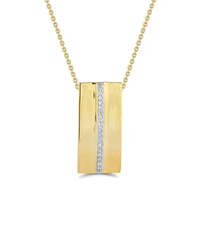 I. Reiss 14k 0.14 Ct. Tw. Diamond Necklace In Purple