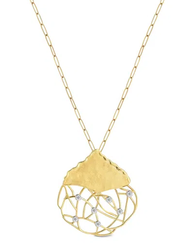 I. Reiss 14k 0.14 Ct. Tw. Diamond Necklace In Gold