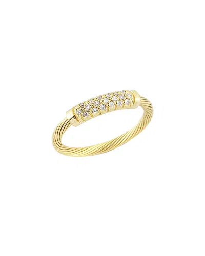 I. Reiss 14k 0.14 Ct. Tw. Diamond Wire Ring