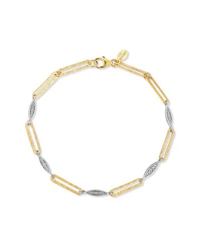 I. Reiss 14k 0.15 Ct. Tw. Diamond Bracelet