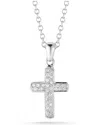 I. Reiss 14k 0.15 Ct. Tw. Diamond Cross Necklace