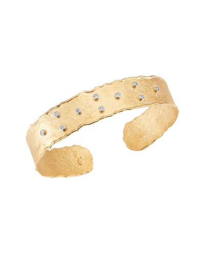 I. Reiss 14k 0.15 Ct. Tw. Diamond Cuff Bracelet
