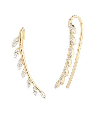 I. Reiss 14k 0.15 Ct. Tw. Diamond Earring Climbers