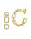 I. Reiss 14k 0.15 Ct. Tw. Diamond Hoops