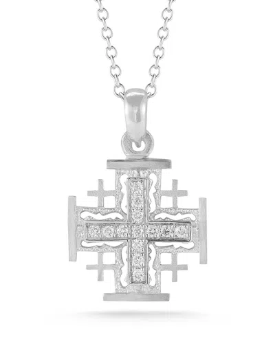 I. Reiss 14k 0.16 Ct. Tw. Diamond Necklace In Silver