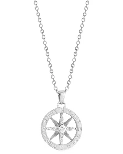 I. Reiss 14k 0.16 Ct. Tw. Diamond Necklace In Silver