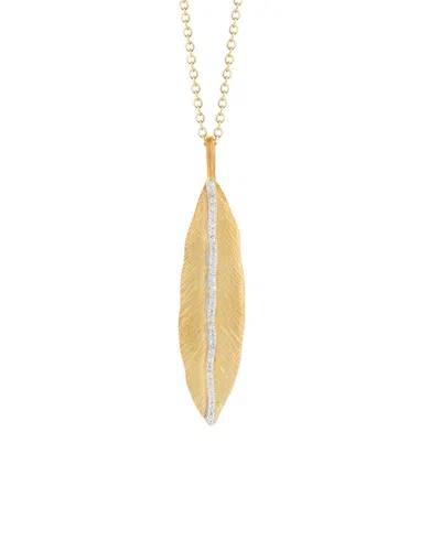 I. Reiss 14k 0.16 Ct. Tw. Diamond Pendant Necklace In Gold