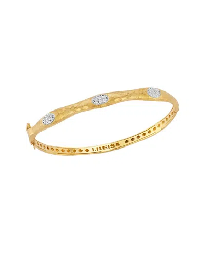 I. Reiss 14k 0.18 Ct. Tw. Diamond Bangle Bracelet