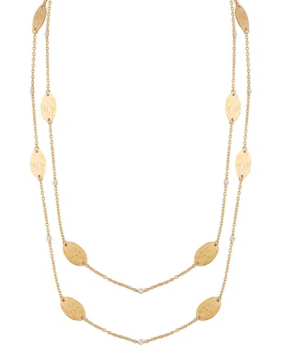 I. Reiss 14k 0.18 Ct. Tw. Diamond By-the-yard 36in Necklace
