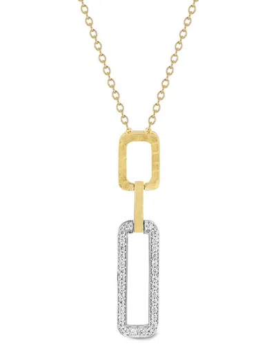 I. Reiss 14k 0.19 Ct. Tw. Diamond Necklace In Transparent