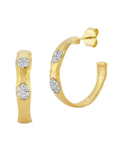 I. Reiss 14k 0.20 Ct. Tw. Diamond Hoops In Gold