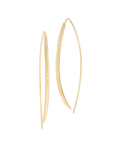 I. Reiss 14k 0.20 Ct. Tw. Diamond Thread Earrings