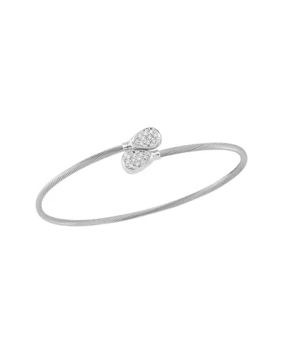 I. Reiss 14k 0.20 Ct. Tw. Diamond Wire Bangle