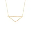 I. Reiss 14k 0.22 Ct. Tw. Diamond East-to-west Necklace