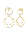 I. Reiss 14k 0.23 Ct. Tw. Diamond Circle Earrings