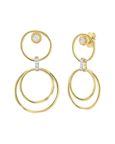 I. Reiss 14k 0.23 Ct. Tw. Diamond Earrings In Gold
