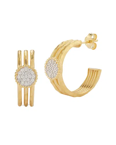 I. Reiss 14k 0.23 Ct. Tw. Diamond Hoop Earrings