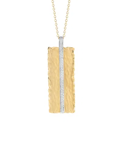I. Reiss 14k 0.23 Ct. Tw. Diamond Pendant Necklace