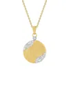 I. Reiss 14k 0.23 Ct. Tw. Diamond Round Pendant Necklaces