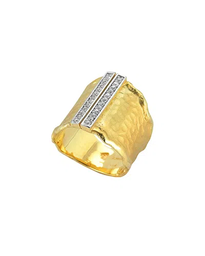 I. Reiss 14k 0.24 Ct. Tw. Diamond Cuff Ring