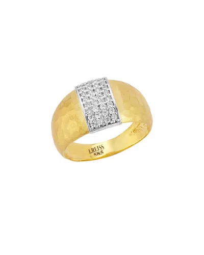 I. Reiss 14k 0.24 Ct. Tw. Diamond Hammered Dome Ring In Gold