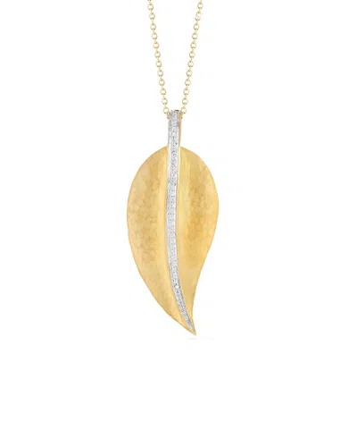 I. Reiss 14k 0.27 Ct. Tw. Diamond Pendant Necklace