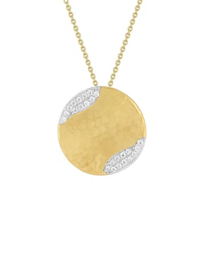 I. Reiss 14k 0.27 Ct. Tw. Diamond Round Sliding Necklaces In Gold