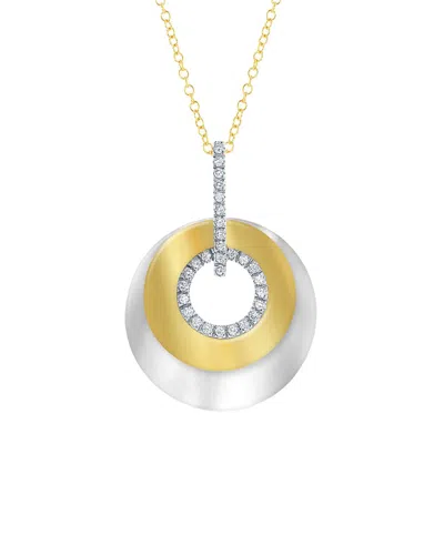 I. Reiss 14k 0.30 Ct. Tw. Diamond Necklace In Gold