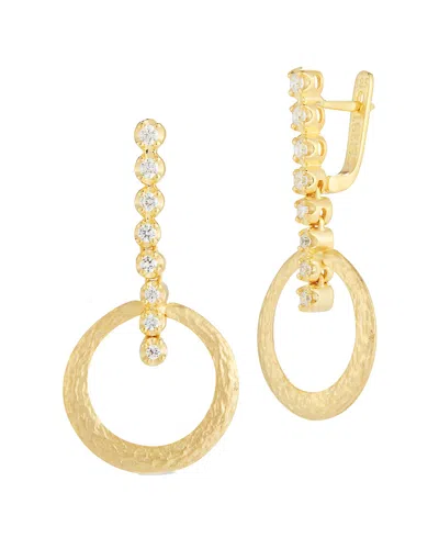 I. Reiss 14k 0.33 Ct. Tw. Diamond Dangling Earrings
