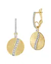 I. Reiss 14k 0.36 Ct. Tw. Diamond Dangle Earrings