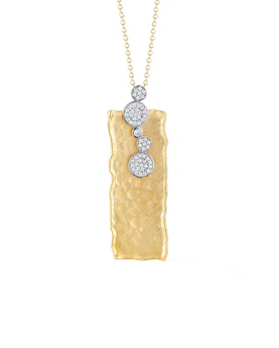 I. Reiss 14k 0.36 Ct. Tw. Diamond Pendant Necklace
