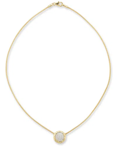I. Reiss 14k 0.37 Ct. Tw. Diamond Mesh Necklace In Multi