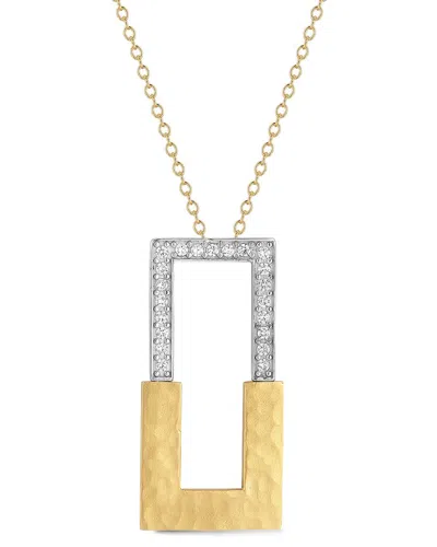 I. Reiss 14k 0.40 Ct. Tw. Diamond Necklace In Yellow