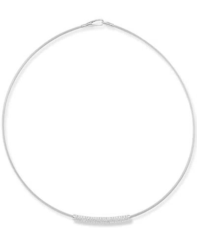 I. Reiss 14k 0.44 Ct. Tw. Diamond Wire Necklace In Silver