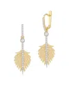 I. Reiss 14k 0.45 Ct. Tw. Diamond Dangling Earrings