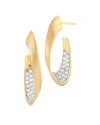 I. Reiss 14k 0.48 Ct. Tw. Diamond Dangling Earrings