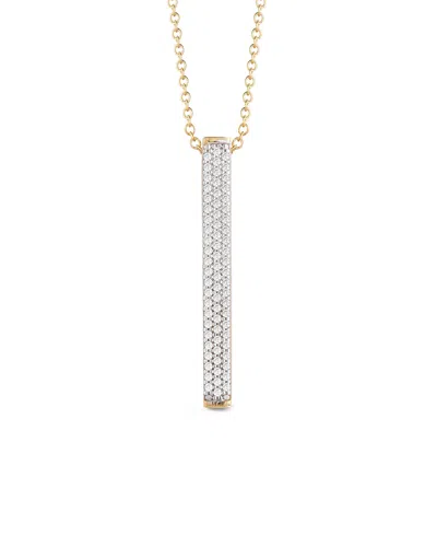 I. Reiss 14k 0.52 Ct. Tw. Diamond Pendant Necklace In Silver