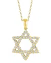 I. Reiss 14k 0.60 Ct. Tw. Diamond Star Of David Necklace