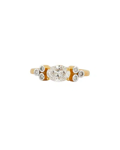 I. Reiss 14k 1.04 Ct. Tw. Lab-grown Diamond Cocktail Ring In Transparent