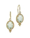 I. Reiss 14k 10.57 Ct. Tw. Diamond & Green Amethyst Drop Earrings