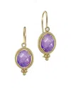 I. Reiss 14k 10.77 Ct. Tw. Diamond & Amethyst Drop Earrings