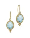 I. Reiss 14k 13.67 Ct. Tw. Diamond & Blue Topaz Drop Earrings