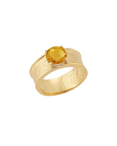 I. Reiss 14k 1.50 Ct. Tw. Citrine Color Ring In Gold