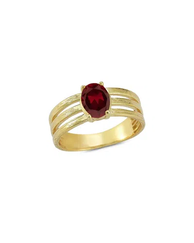 I. Reiss 14k 1.66 Ct. Tw. Diamond & Garnet Cocktail Ring