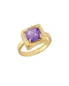 I. Reiss 14k 1.75 Ct. Tw. Diamond & Amethyst Cocktail Ring