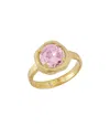I. Reiss 14k 1.75 Ct. Tw. Diamond & Rose Quartz Cocktail Ring