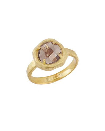 I. Reiss 14k 1.75 Ct. Tw. Diamond & Smokey Topaz Cocktail Ring