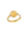 I. Reiss 14k 1.80 Ct. Tw. Diamond & Citrine Cocktail Ring