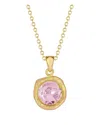 I. Reiss 14k 1.80 Ct. Tw. Diamond & Rose Quartz Necklace